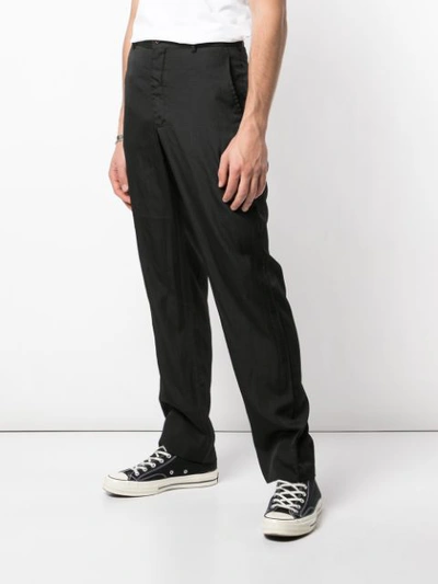 COMME DES GARÇONS HOMME PLUS STRAIGHT LEG TROUSERS - 蓝色