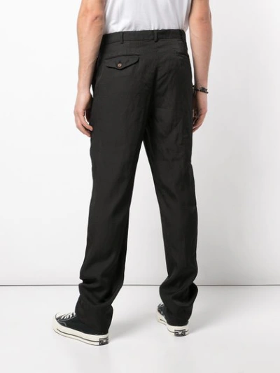 COMME DES GARÇONS HOMME PLUS STRAIGHT LEG TROUSERS - 蓝色