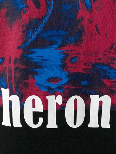 HERON PRESTON HERON PRINT SWEATSHIRT - 黑色