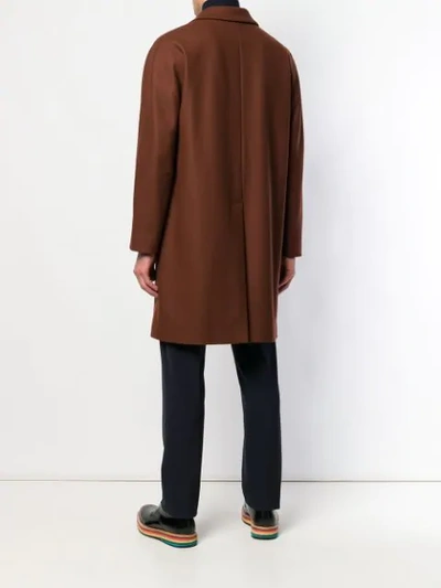 Shop Hevo Patch Pocket Coat - Brown