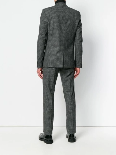 Shop Givenchy Check Bouclé Suit - Black