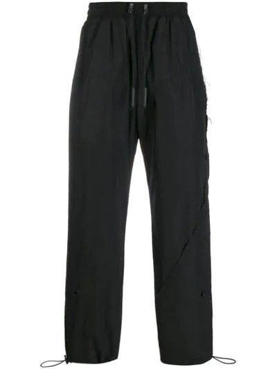 Shop A-cold-wall* Elastic Waist Track Pants In Black