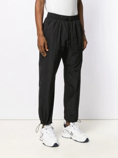 Shop A-cold-wall* Elastic Waist Track Pants In Black