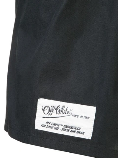 Shop Off-white Basic Track Shorts In Black