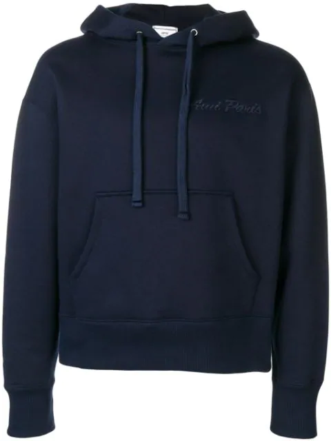 ami paris black hoodie