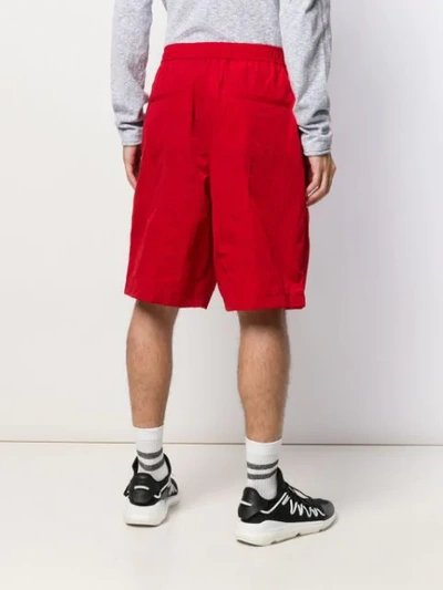 Shop Ami Alexandre Mattiussi Drop-crotch Shorts In Red
