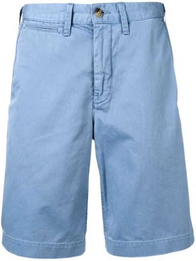 Shop Polo Ralph Lauren Tailored Chino Shorts In Blue
