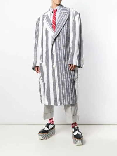 THOM BROWNE 缝线贴袋长裤 - 灰色