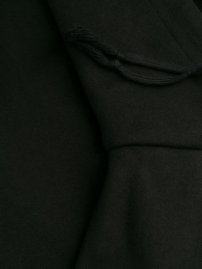 Shop Saint Laurent Star Logo Hoodie In Black