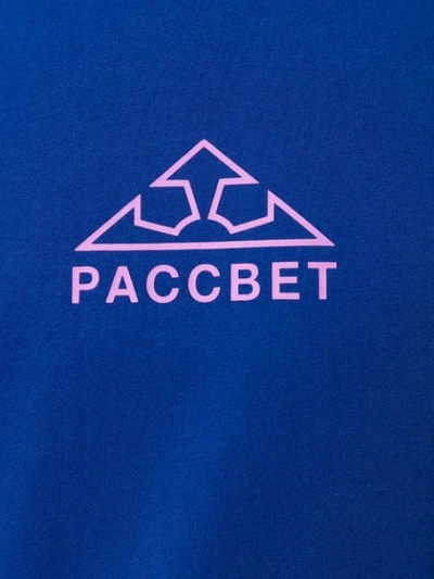 Shop Rassvet Logo Print T In Blue