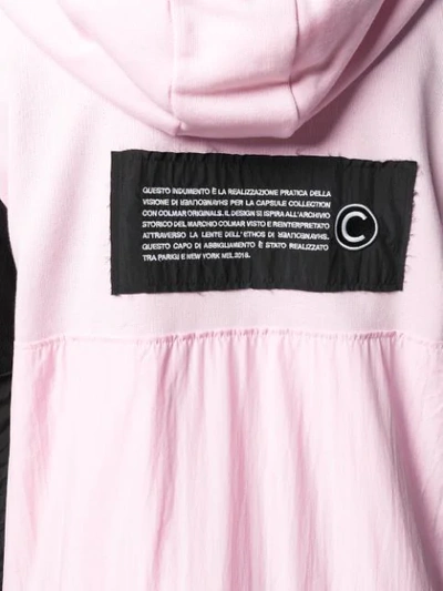 Shop Colmar A.g.e. By Shayne Oliver Oversized Hooded Coat In Pink