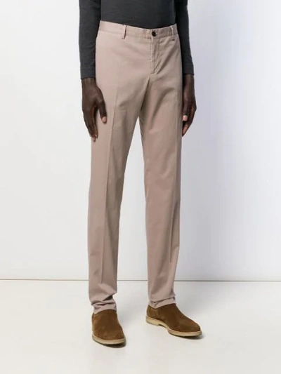 Shop Etro Slim-fit Trousers In Pink