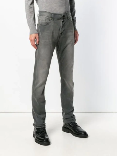 Shop 7 For All Mankind Ronnie Skinny Jeans In Downieville Mid Grey