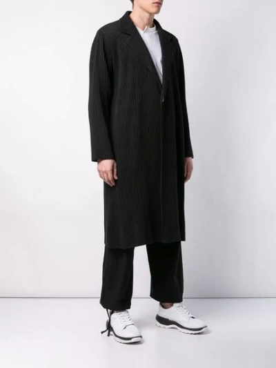 Shop Issey Miyake Textured Single In Black
