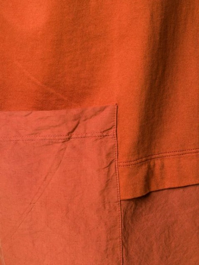 Shop Andrea Ya'aqov Layered Crew In Orange