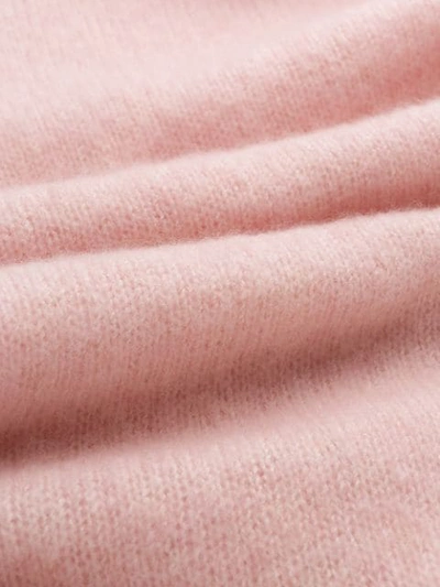 Shop Nuur Fine Knit Sweatshirt In Pink