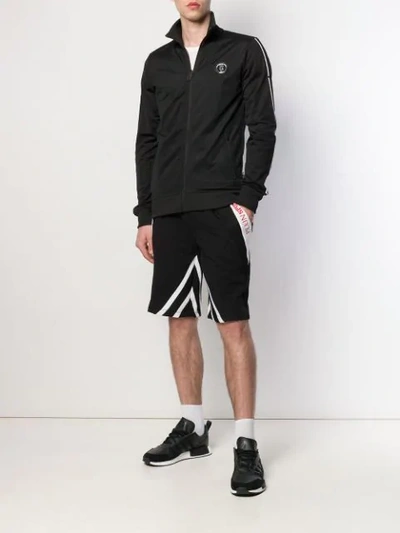 Shop Plein Sport Tiger Patch Sports Jacket In Black