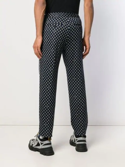 GUCCI G FRAMES TROUSERS - 蓝色