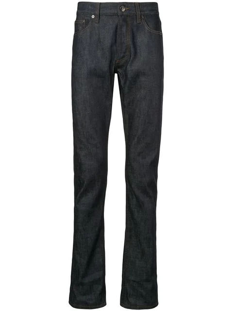 Burberry Contrast Rear Patch Pocket Jeans In Blue | ModeSens