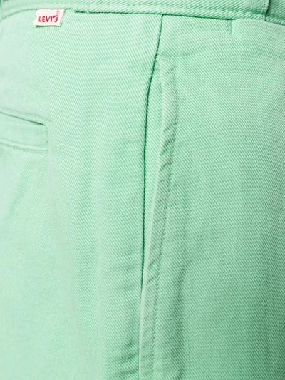 Shop Levi's Twill Trousers In Green