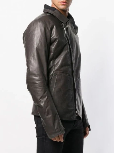 Shop Isaac Sellam Experience Zipped Jacket In Grey