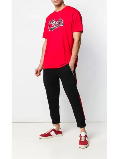 Shop Polo Ralph Lauren Printed Logo T In Red