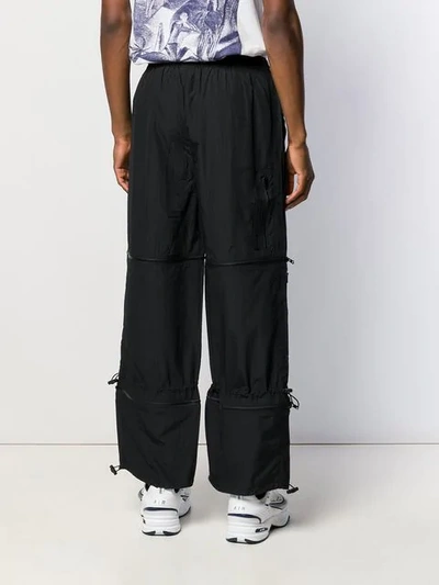 Shop Perks And Mini Zipped Panel Trousers In Black