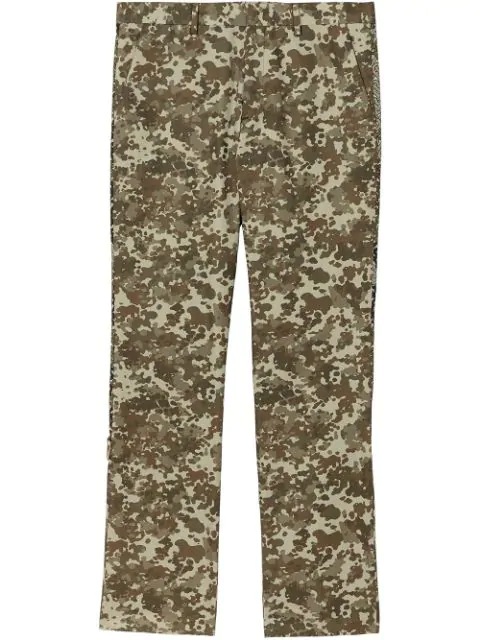 burberry print trousers