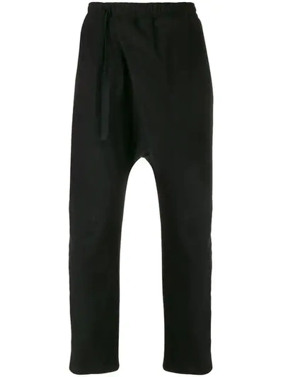 Shop Alchemy Slouched Track Trousers In Black