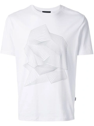 Shop D'urban Graphic Print T-shirt In White