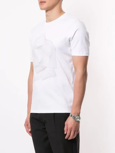 Shop D'urban Graphic Print T-shirt In White