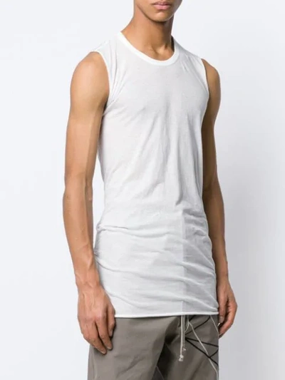 Shop Rick Owens Basic Tank In White