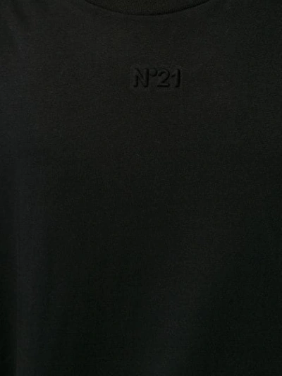 Nº21 LAYERED T-SHIRT - 黑色