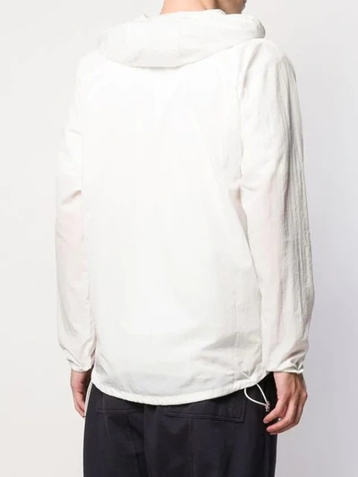Shop Alyx Lightweight Hooded Jacket In White