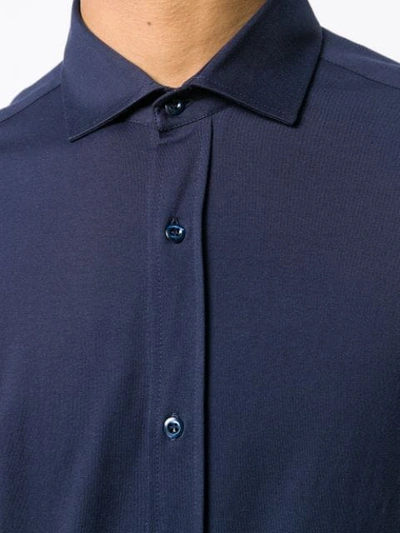 Shop Brunello Cucinelli Soft Shirt In Blue