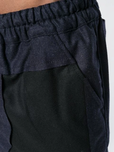 Shop Comme Des Garçons Shirt Loose-fitting Trousers In Blue