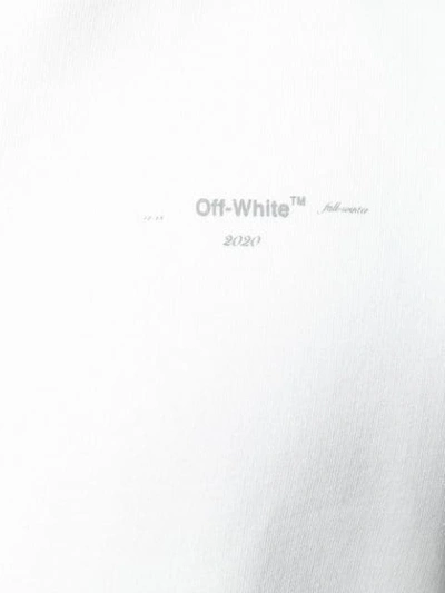 Shop Off-white Diagonal Sweatshirt In White