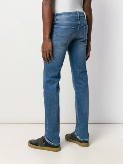 Shop Jacob Cohen Low Rise Skinny Jeans In Blue