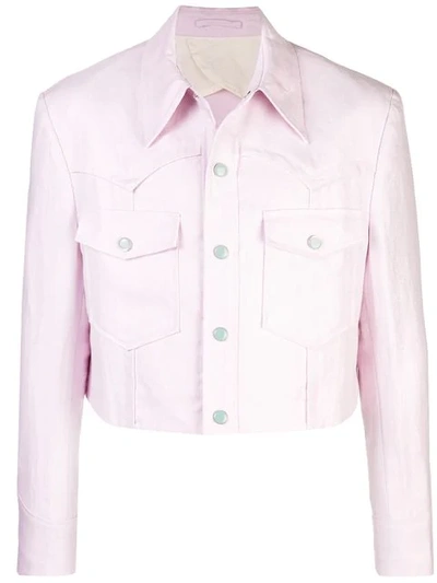 Shop Sankuanz Trucker Jacket In Pink