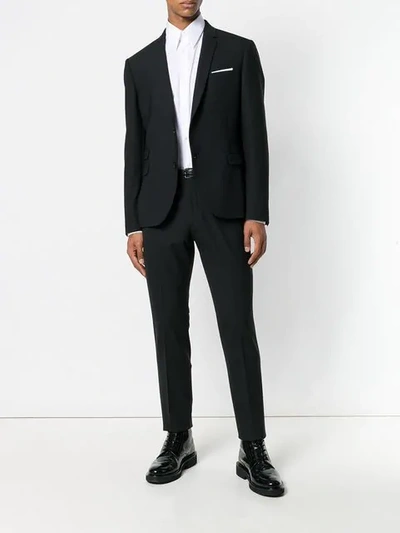 Shop Neil Barrett Perfectly Fitted Suit In Black