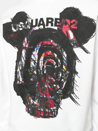 Shop Dsquared2 Sweatshirt Mit Logo-print In White