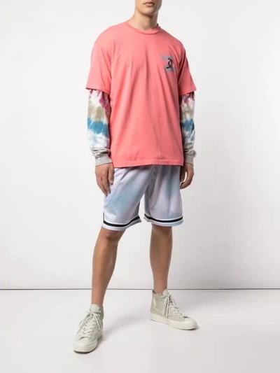 Shop Just Don Island Exotic Print T-shirt In Pink