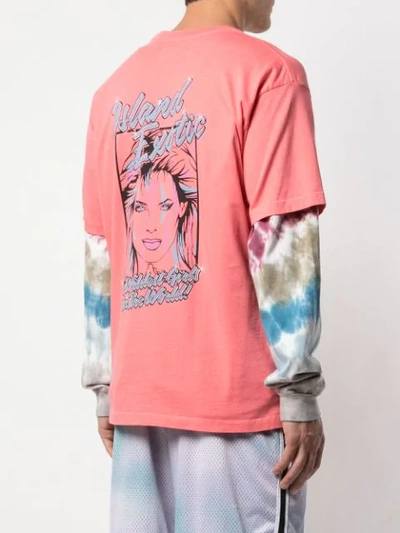 Shop Just Don Island Exotic Print T-shirt In Pink
