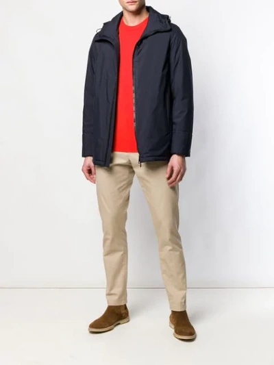 Dell'oglio Padded Rain Jacket In Blue