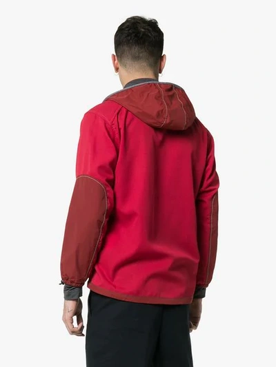 Shop And Wander Hooded Waterproof Jacket In Red