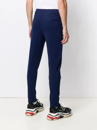 Shop Balenciaga Tracksuit Pants In Blue