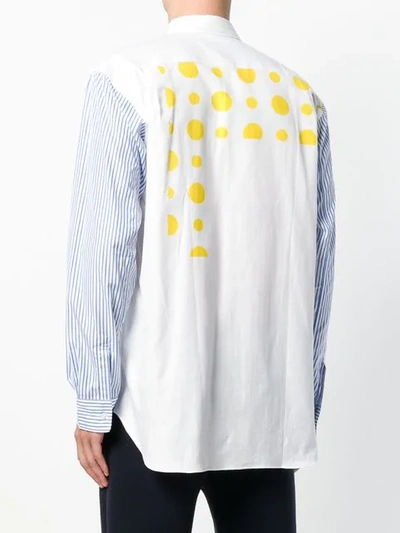 Shop Comme Des Garçons X Jean-michel Basquiat Printed Shirt In White