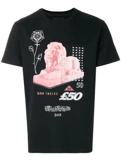 Shop Blood Brother Graphic Print T-shirt In Black