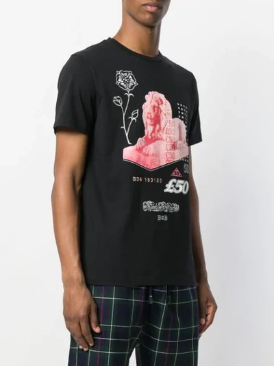 Shop Blood Brother Graphic Print T-shirt In Black