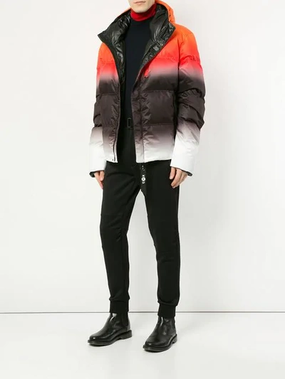 Shop Kru Sunset Gradient Jacket In Black